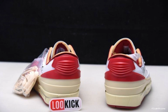 SP Red Retro White 2 Low Jordan DJ4375-106 Off-White 1204